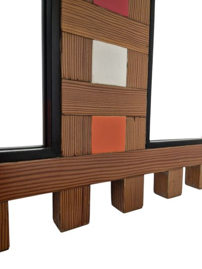 ANNEES 1970
Grand miroir mural horizontal...