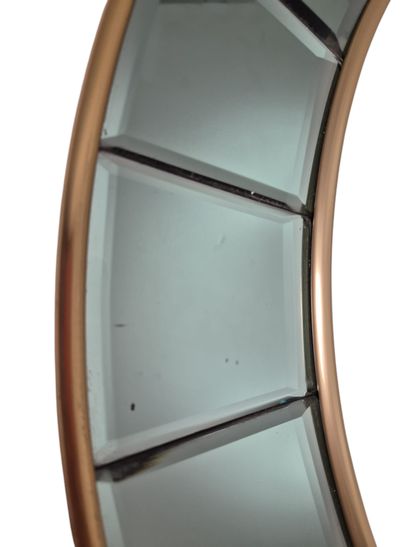 CRISTAL ART
Miroir circulaire, années 1950,...