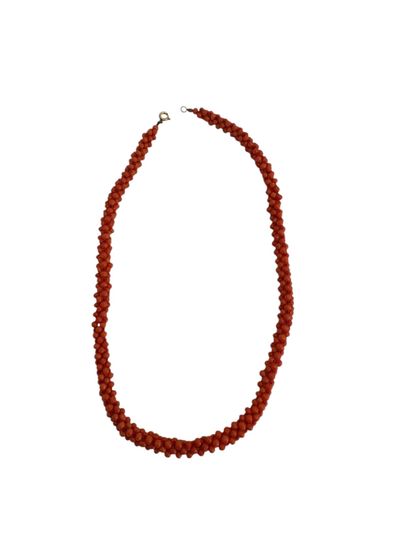 CORAL NECKLACE
Necklace of alternating coral...
