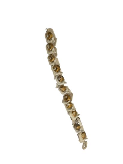 SNAILS EARTHENWARE BRACELET 
White and gold...