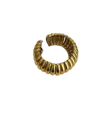 GILDED METAL CUFF BRACELET 
Gilded metal...