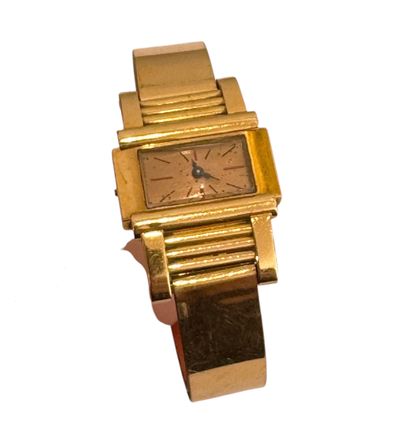REMANE 
Ladies' Art Deco watch, 18k (750...