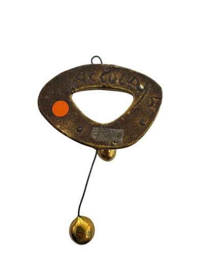 ACCOLAY 
Sand-glazed earthenware pendant...