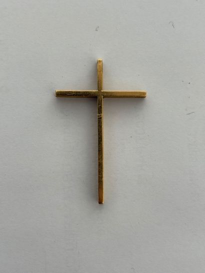 CROIX LATINE EN OR JAUNE 
Croix latine en...