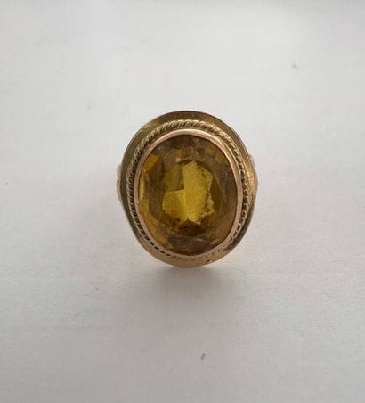 RING IN 14 K GOLD 
Ring in 14 K (585 thousandths)...