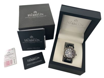 HERBELIN
Men's wristwatch model Newport blue...