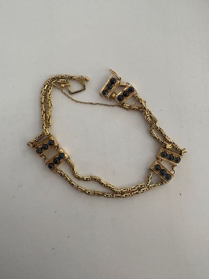 18 K YELLOW GOLD BRACELET 
18 K (750 thousandths)...