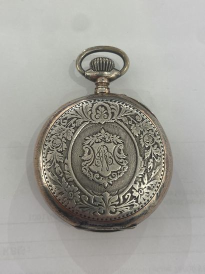 SILVER GOUSSET WATCH 
Silver gousset watch...