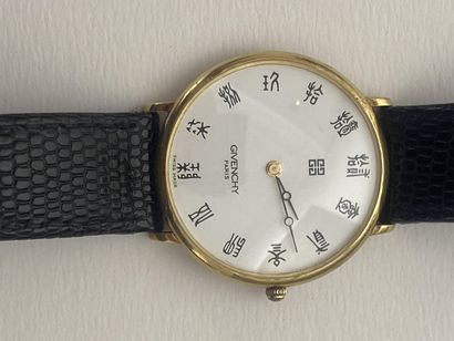 GIVENCHY 
Gold-plated ladies' wristwatch;...