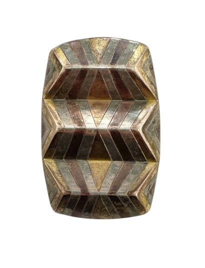 CLIP BRUSH 
Clip brooch in gilded metal with...