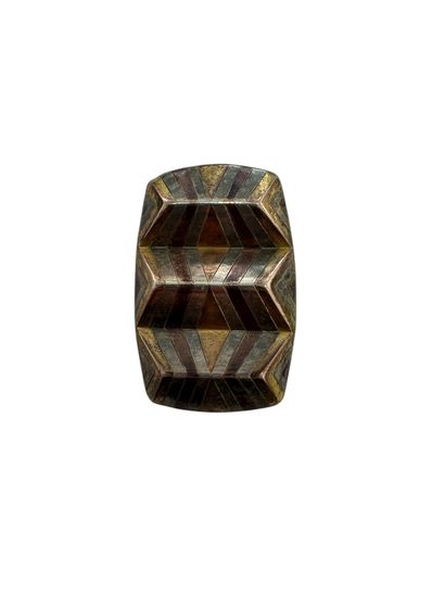 CLIP BRUSH 
Clip brooch in gilded metal with...
