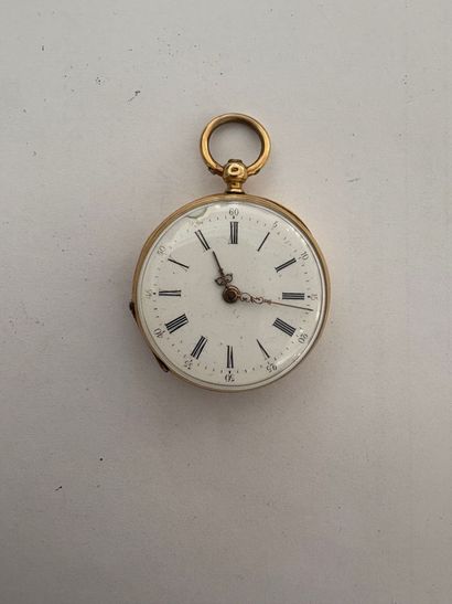 18K YELLOW GOLD POCKET WATCH 
Small 18K (750...