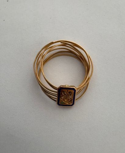 BAGUE SEMAINIER OR 18 K 
Bague semainier...