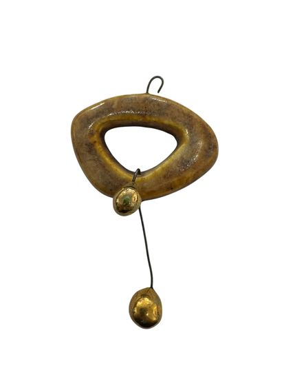ACCOLAY 
Sand-glazed earthenware pendant...