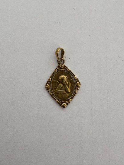 MÉDAILLE RELIGIEUSE OR 18 K 
Médaille religieuse...