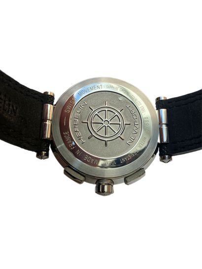 HERBELIN
Men's wristwatch model Newport blue...