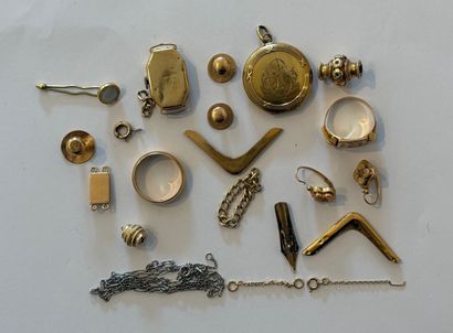 LOT DEBRIS D'OR 
Poids brut : 37 g