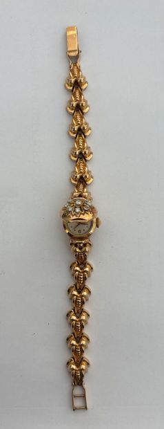 CORNAVIN 
Ladies' watch in 18K (750 thousandths)...