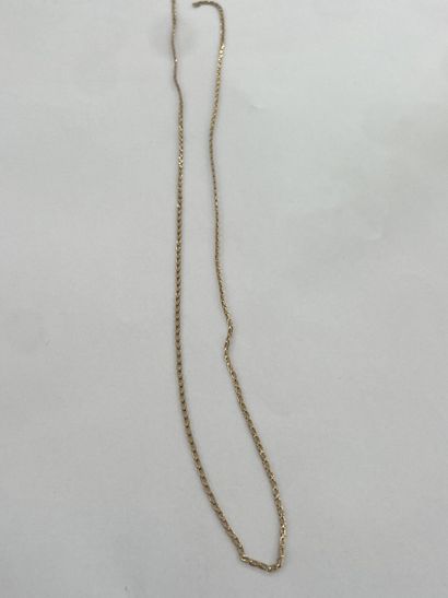 18K YELLOW GOLD NECKLACE 
18k (750 thousandths)...