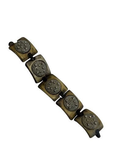 30'S
Bracelet with 5 rectangular links in...
