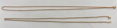 LOT DE 2 CHAINES DE BAPTÊME 
Lot de 2 chaines...