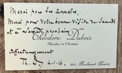 DUBOIS (Théodore) (1837-1924), compositeur,...