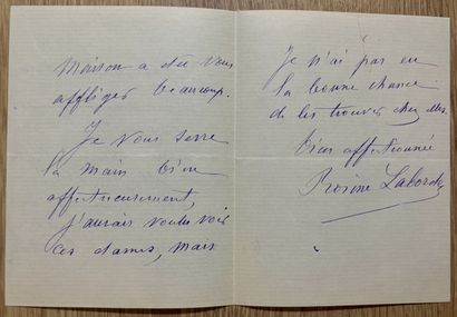LABORDE (Rosine), dite Mlle Villaume (1824-1907).

Artiste...