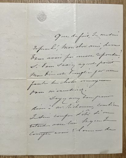 LAMI (Eugène) (1800-1890). Peintre, aquarelliste...