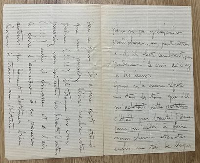 GODARD (Benjamin) (1849-1895). Compositeur...