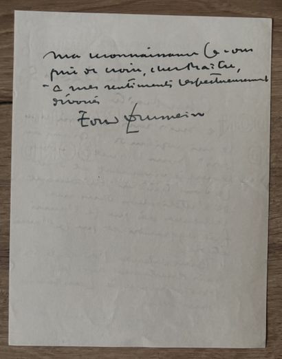 LOCKSPEISER (Edward). 1905-1973. Musicologue,...