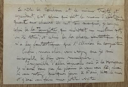 GODARD (Benjamin) (1849-1895). Compositeur,...
