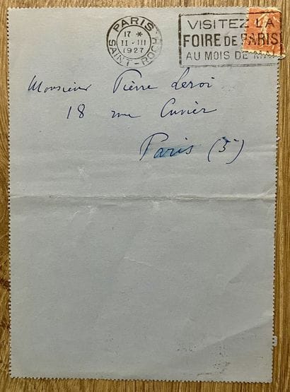 HÜE (Georges) (1858-1948). Compositeur français....
