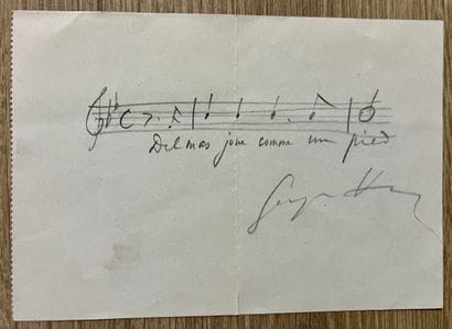 HÜE (Georges) (1858-1948). Compositeur français,...