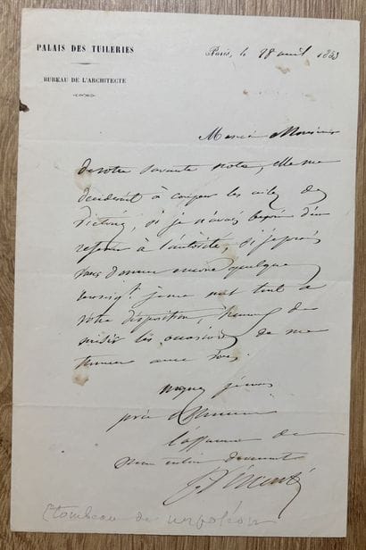 VISCONTI (Louis-Tullius-Joachim) (1791-1853)....