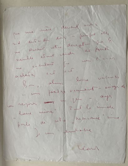 FINI (Leonor, dite Léonor) (1908-1996). Artiste...