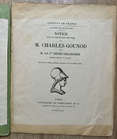 GOUNOD (Charles) (1818-1893) — DELABORDE...
