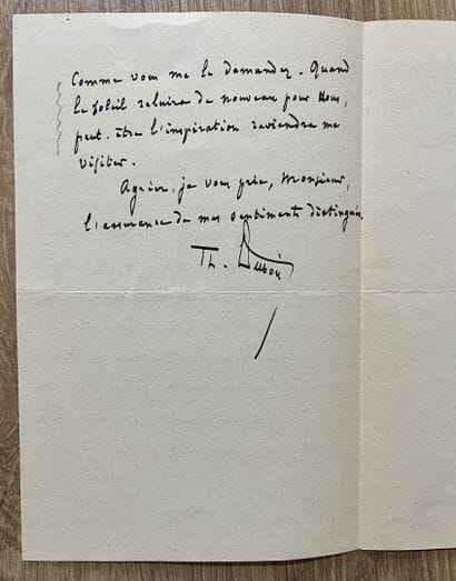 DUBOIS (Théodore) (1837-1924), compositeur,...