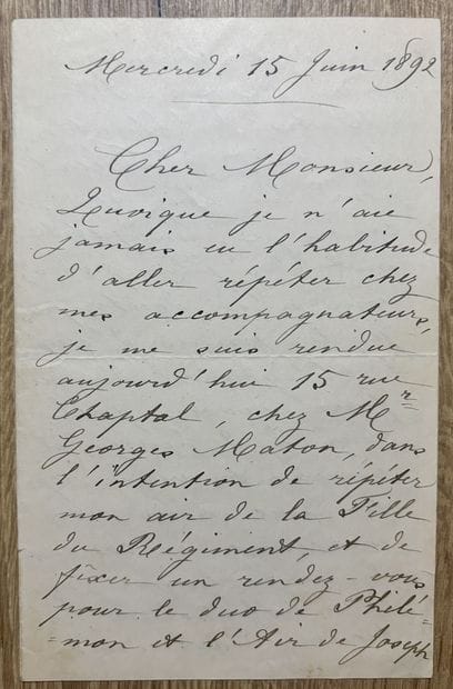 DELAQUERRIÈRE (Louise, née de Miramont-Tréogate)...