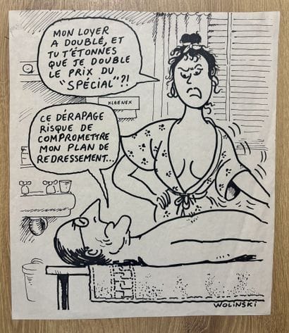 WOLINSKI (Georges) — « Mon loyer a doublé...