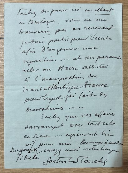 LA TOUCHE (Gaston de) (1854-1913).

Peintre,...