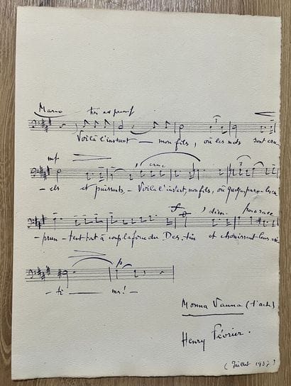FÉVRIER (Henry) (1875-1957), compositeur...