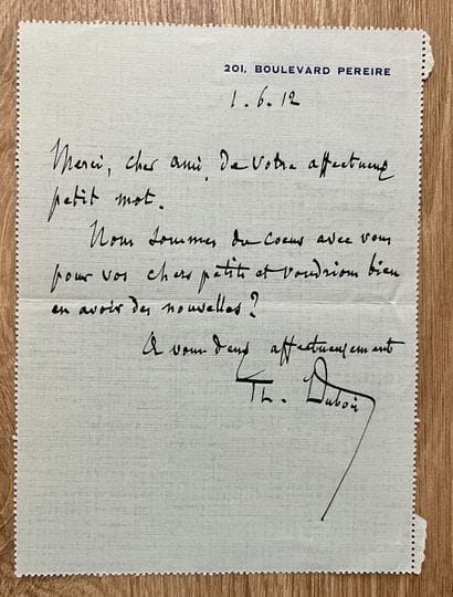 DUBOIS (Théodore) (1837-1924), compositeur,...