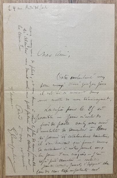 CHARPENTIER (Gustave) (1860-1956). Compositeur...