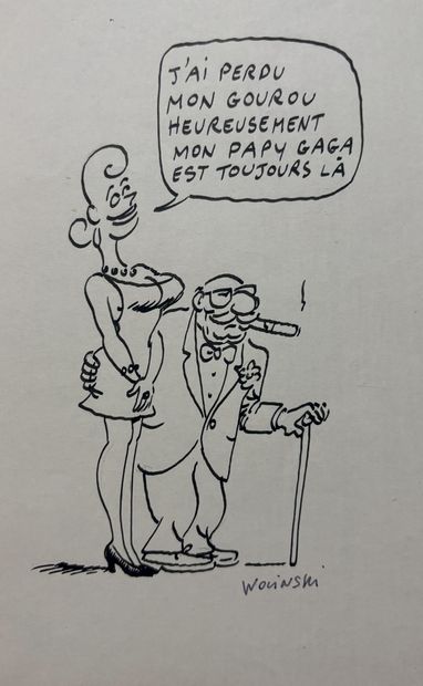 WOLINSKI (Georges) — « J'ai perdu mon gourou...