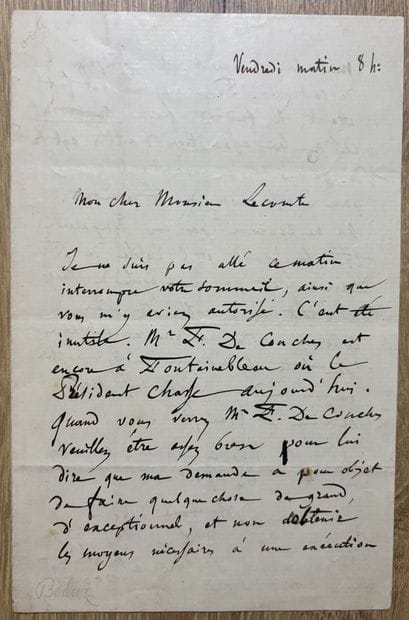 BERLIOZ (Hector) (1803-1869). Compositeur,...