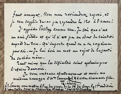 DUBOIS (Théodore) (1837-1924), compositeur,...