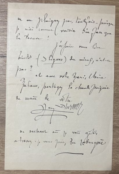 LÉVY-DHURMER (Lucien) (1865-1953). Peintre,...