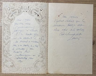 LOEWER (Alfred). Avocat suisse, père du peintre...