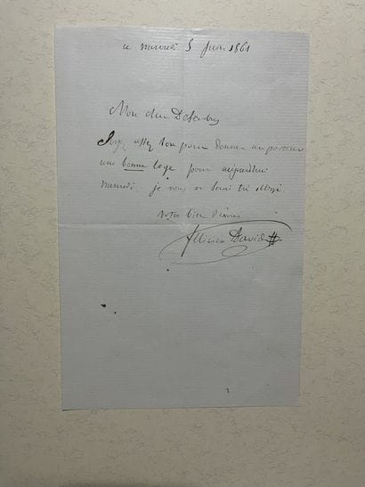 DAVID (Félicien César) (1810-1876)

Compositeur...