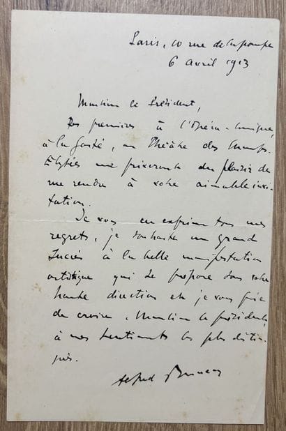 BRUNEAU (Alfred) (1857-1934). Compositeur...